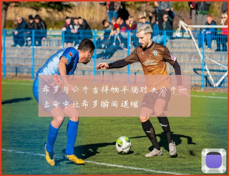 希罗与公牛吉祥物半场对决公牛一击命中让希罗瞬间退缩